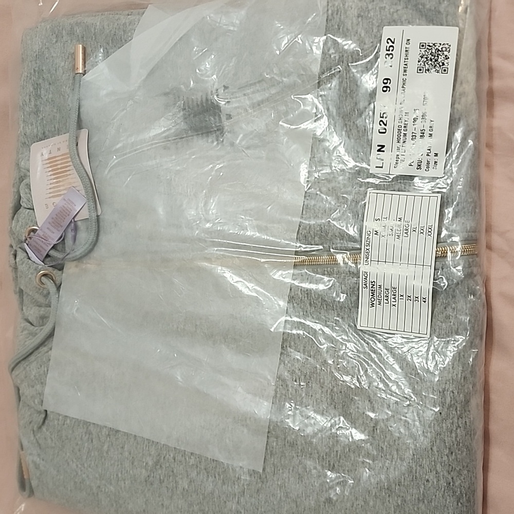 Gray Hooded Onsie Unisex - Picture 2 of 5